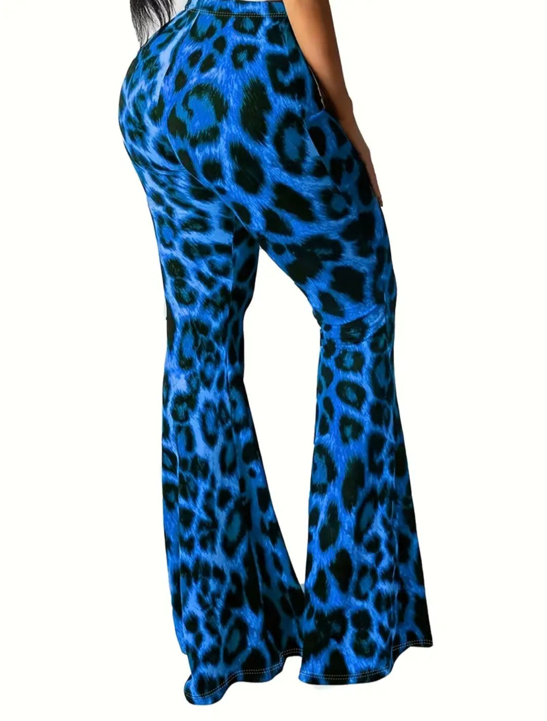 Leopard Print Flares — UK 12/14