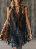 Boho Fringe Vest — UK 18